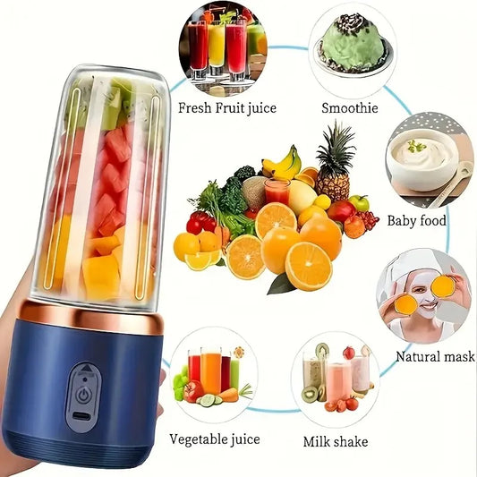 Aforword Compact USB Rechargeable Mini Blender for Juices Smoothies and Shakes