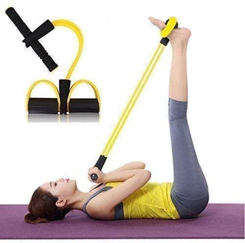Aforword Multi-function 4-tube pedal exerciser for arm, leg, workouts, yoga, and home fitness training